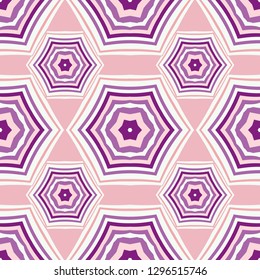 Mandala line seamless pattern, tribal ethnic motif. Ornament for wallpaper, textiles, greeting card,  packing, web. Vector  illustration.