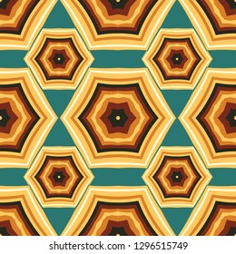 Mandala line seamless pattern, tribal ethnic motif. Ornament for wallpaper, textiles, greeting card,  packing, web. Vector  illustration.