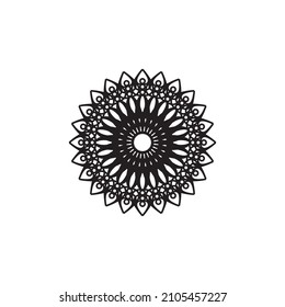 Mandala logo design vector illustration