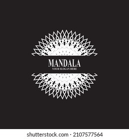 Mandala logo design vector illustration