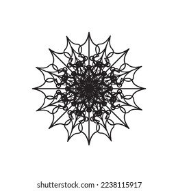 Mandala Logo Design Vektorgrafik