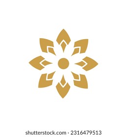 Mandala Logo Design Vector Ornament Template