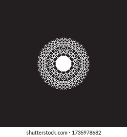 Mandala logo design vector template 
