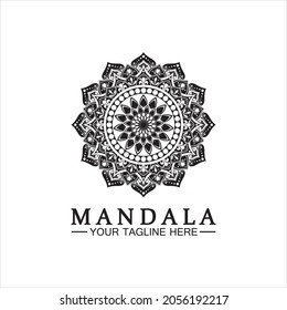 Plantilla vectorial de diseño del logotipo de Mandala