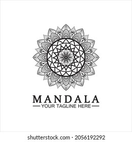 Mandala logo design vector template