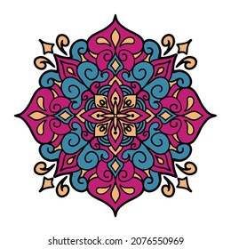 Mandala Logo Graphic Vector Illustration