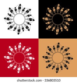 mandala logo line art concept #1