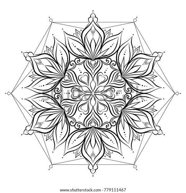 Download Mandala Love Vector Pattern Invitation Wedding Stock ...