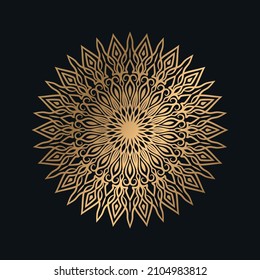 Mandala luxury background design EPS