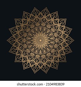 Mandala luxury background design EPS