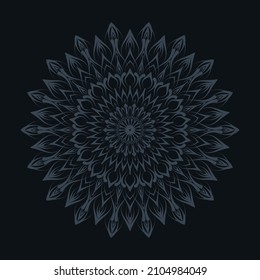 Mandala luxury background design EPS