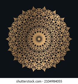 Mandala luxury background design EPS