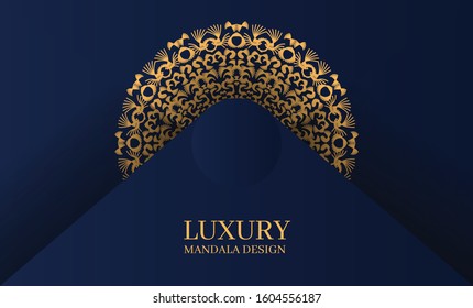 Mandala Luxury Background Design Template