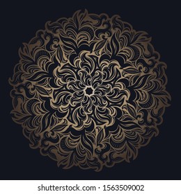 Mandala Luxury Background, ornament template for wedding invitation, book cover, flyer, menu, brochure, postcard, background, wallpaper, decoration, or any desired idea