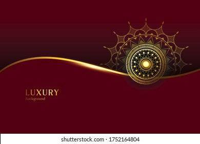 Mandala Luxury Background part 1, ornament elegant invitation wedding card , invite , backdrop cover banner illustration vector design. 