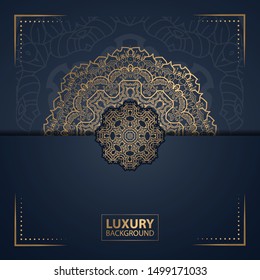 Mandala Luxury Background  for wedding invitation, book cover