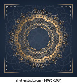 Mandala Luxury Background  For Wedding Invitation, Book Cover