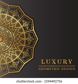 mandala luxury design, vector illustration