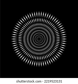 Mandala made from Rhombus Composition. Modern Contemporary Mandala for Logo, Ornate, Decoration or Graphic Design Element. Vector Illustration