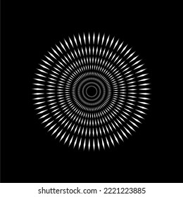 Mandala made from Rhombus Composition. Modern Contemporary Mandala for Logo, Ornate, Decoration or Graphic Design Element. Vector Illustration