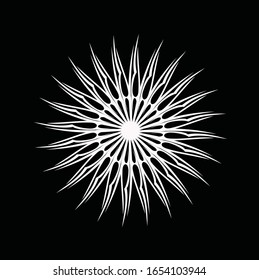 mandala for meditating yoga ancient batik motifs can be edited for new year's greeting cards 
