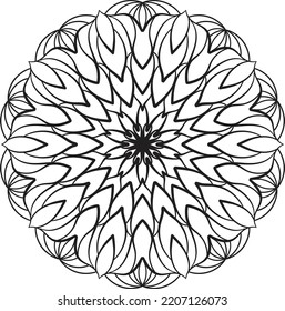 mandala meditation relaxing coloring antis tress spiritual therapy