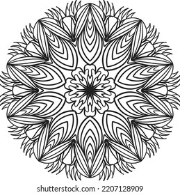 mandala meditation relaxing coloring antis tress spiritual therapy