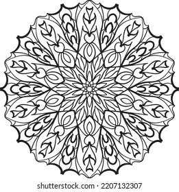 mandala meditation relaxing coloring antis tress spiritual therapy
