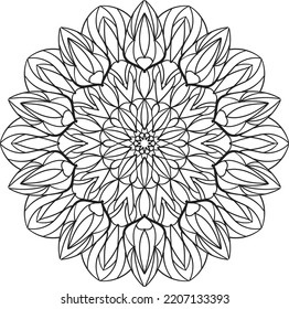 mandala meditation relaxing coloring antis tress spiritual therapy