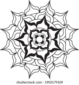 mandala meditation relaxing pattern anti stress coloring