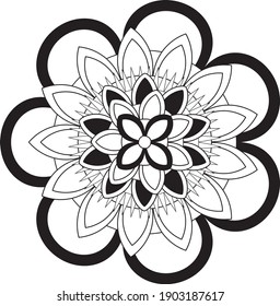 mandala meditation relaxing pattern anti stress coloring