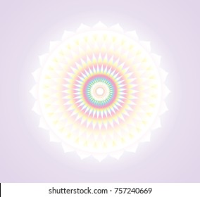 Mandala for Meditation - Sahasrara 