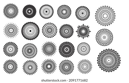 Mandala mega bunddle set vector design