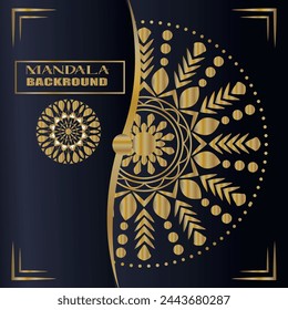 Mandala modern art design background