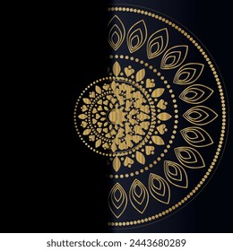 Mandala modern art design background