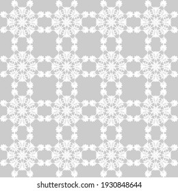 Mandala. Mosaic of spring flowers. Seamless pattern. Merry garden.  Fresh design for posters, flyers, greeting card, invitation. Vector illustration for web design or print.