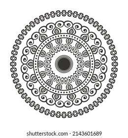 plantilla de diseño de estilo nuevo de mandala
