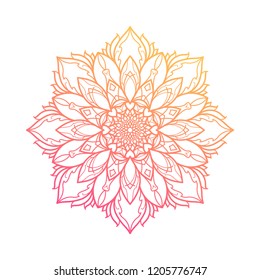 Fleur De Lotus Mandala Stock Vectors Images Vector Art