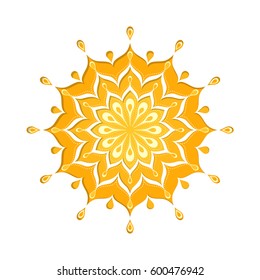 Mandala oriental circular ethnic ornament