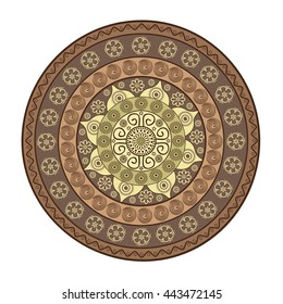 Mandala.  Oriental pattern.