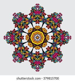 mandala in Oriental style. Vector illustration
