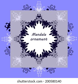 Mandala ornament.