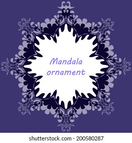 Mandala ornament.