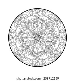 Mandala ornament.