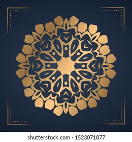mandala ornament abstract background for invitation