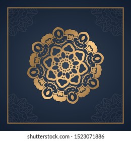 mandala ornament abstract background for invitation