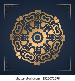 mandala ornament abstract background for invitation