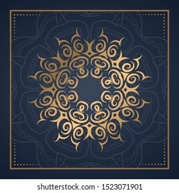 mandala ornament abstract background for invitation