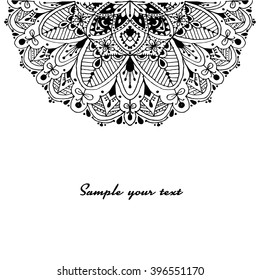 Mandala ornament, abstract pattern for your design