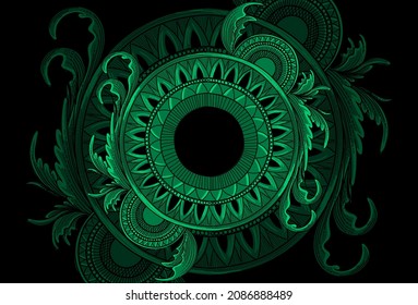 Mandala and ornament artwork illustration
